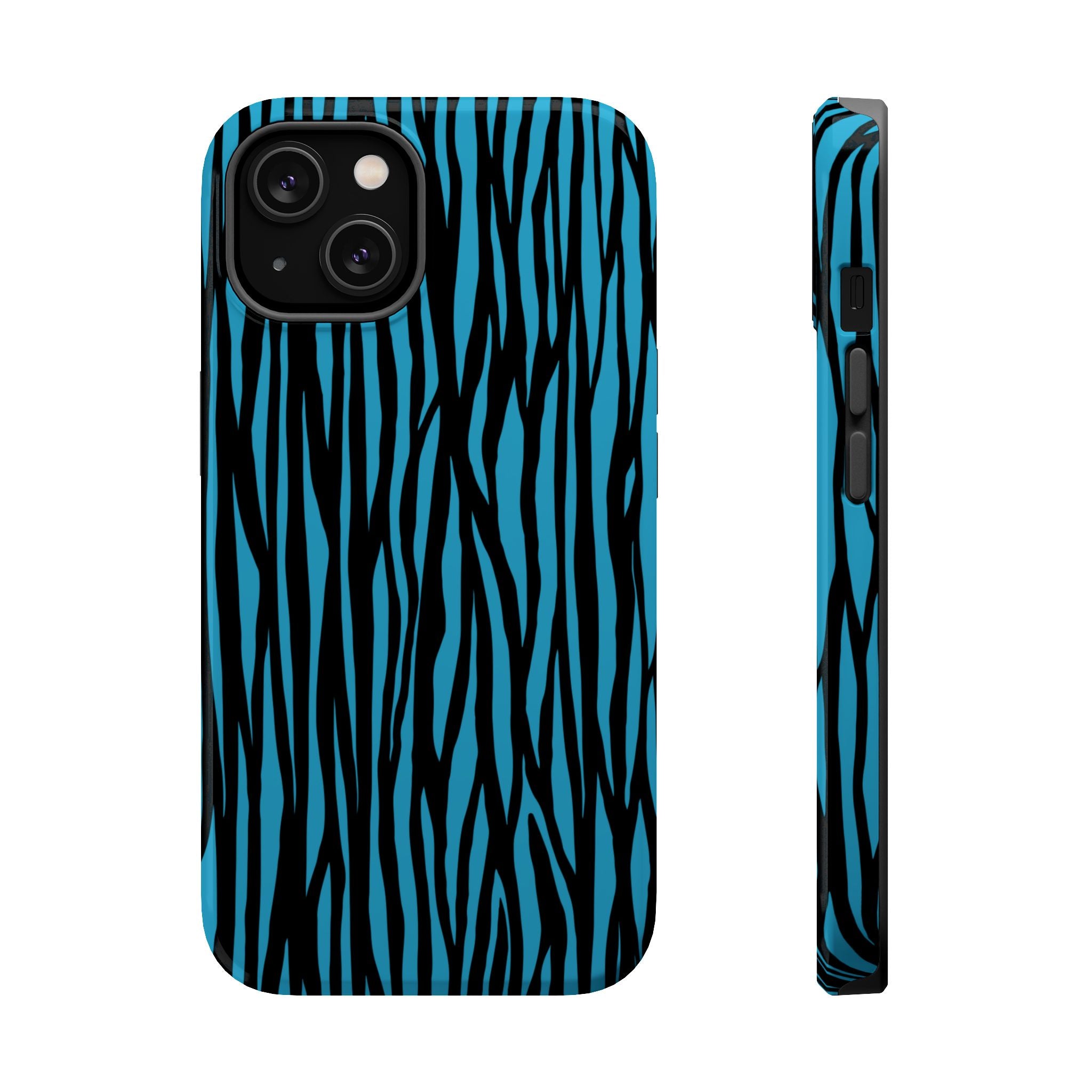 Zebra Print Magnetic Tough Case for iPhone - Durable & Stylish Phone Protection